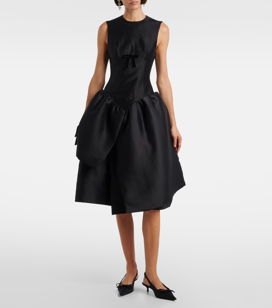 Shushu/Tong - Bow-detail midi dress