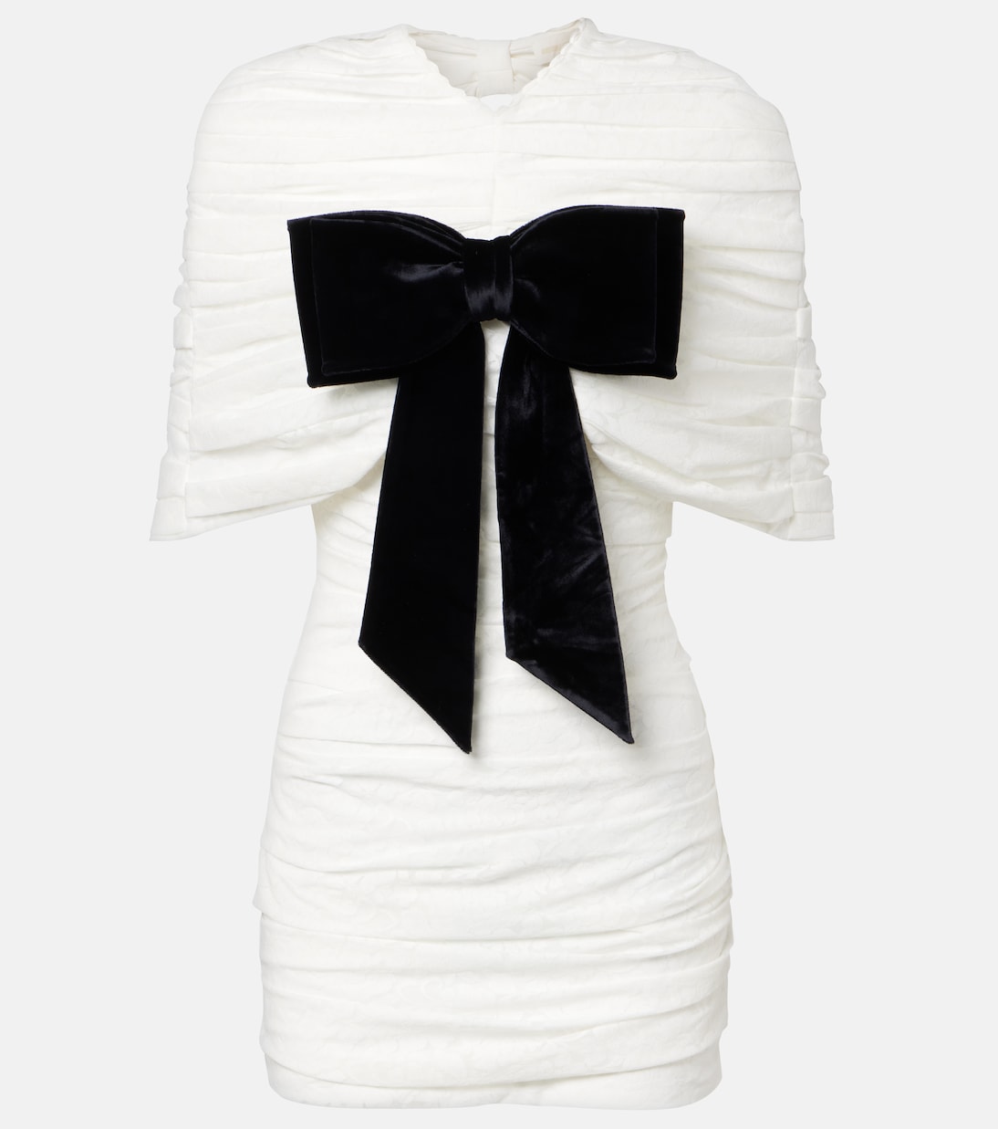 Shushu/Tong - Bow-detail ruched minidress