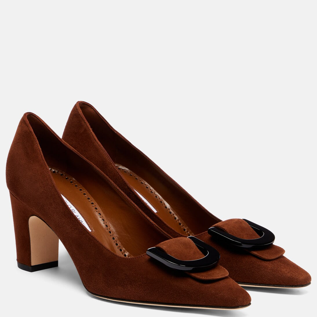 Manolo Blahnik - Beti 70 suede pumps