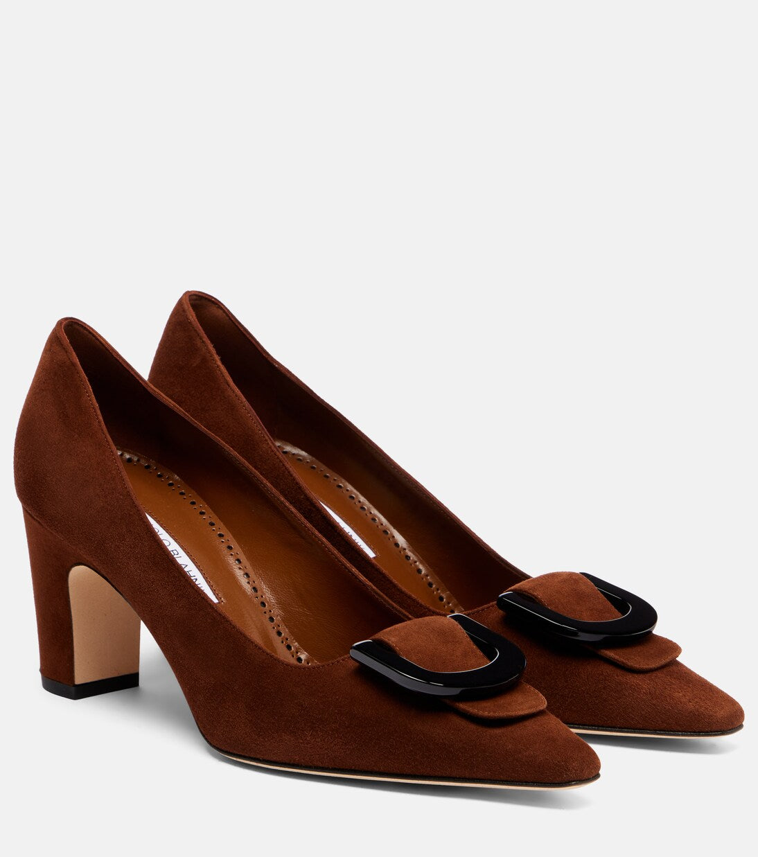 Manolo Blahnik - Beti 70 suede pumps