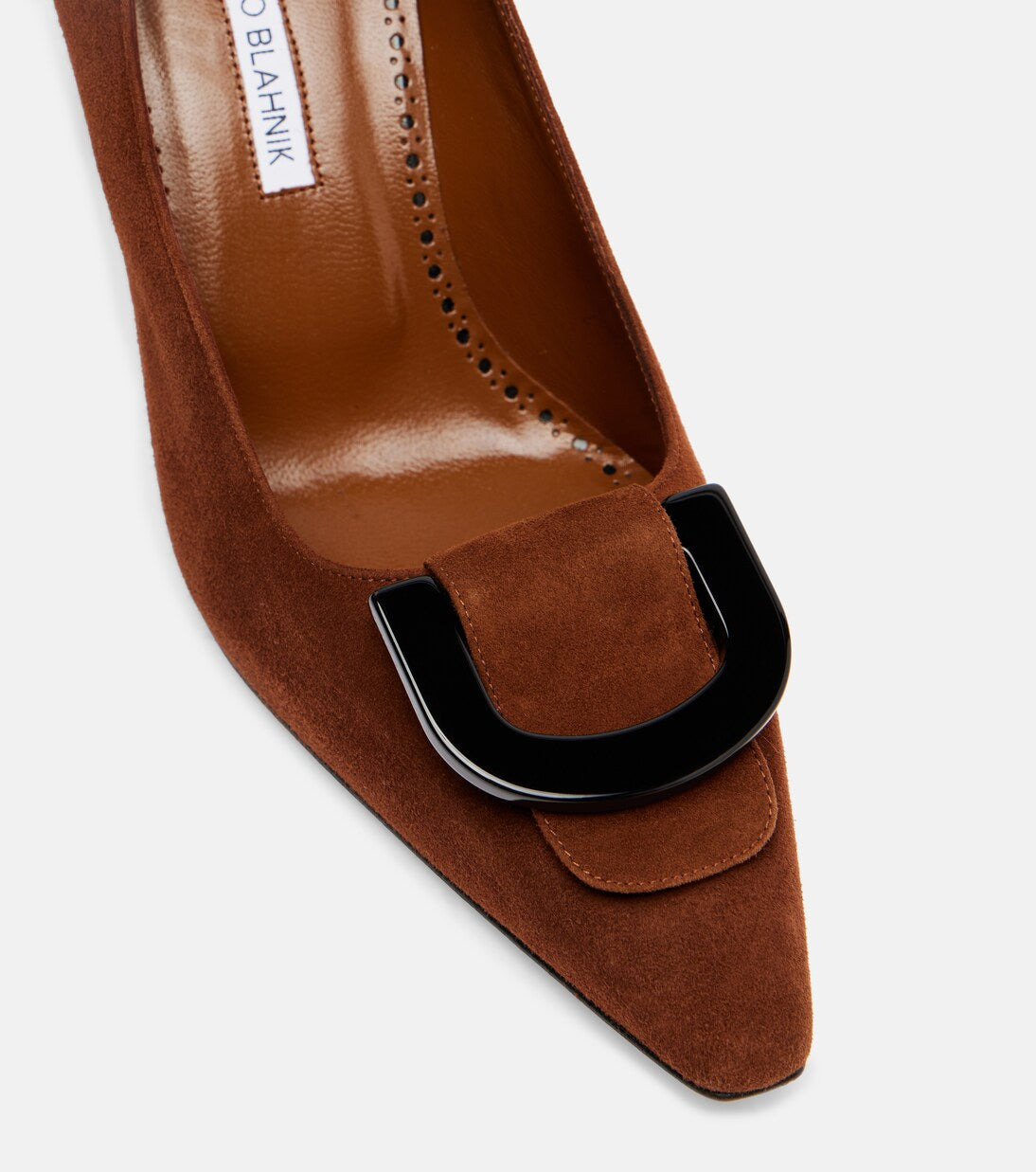 Manolo Blahnik - Beti 70 suede pumps