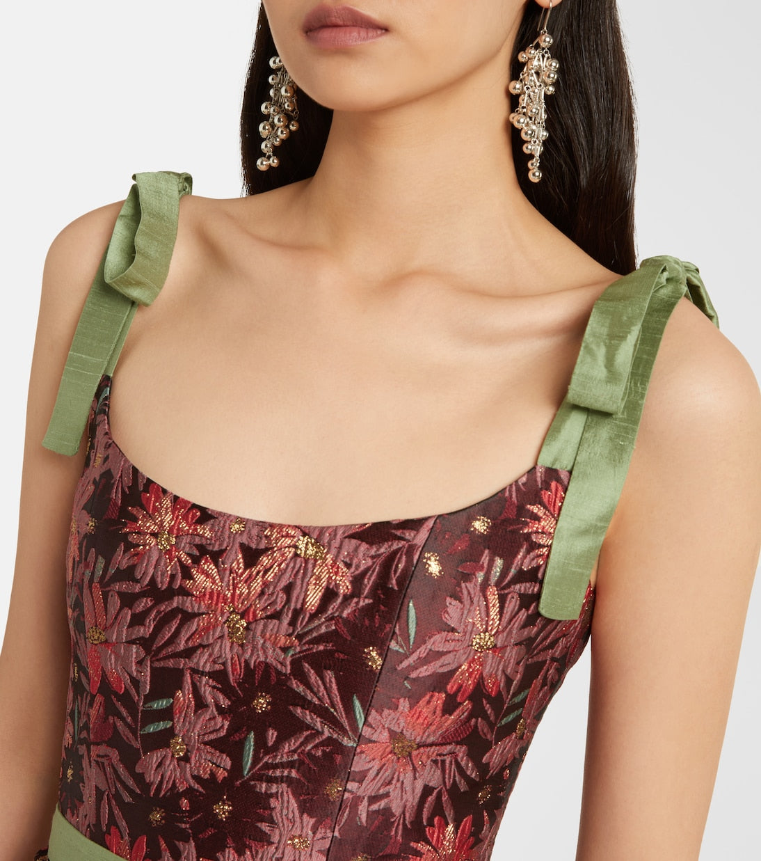 Markarian - Acacia floral brocade cocktail dress