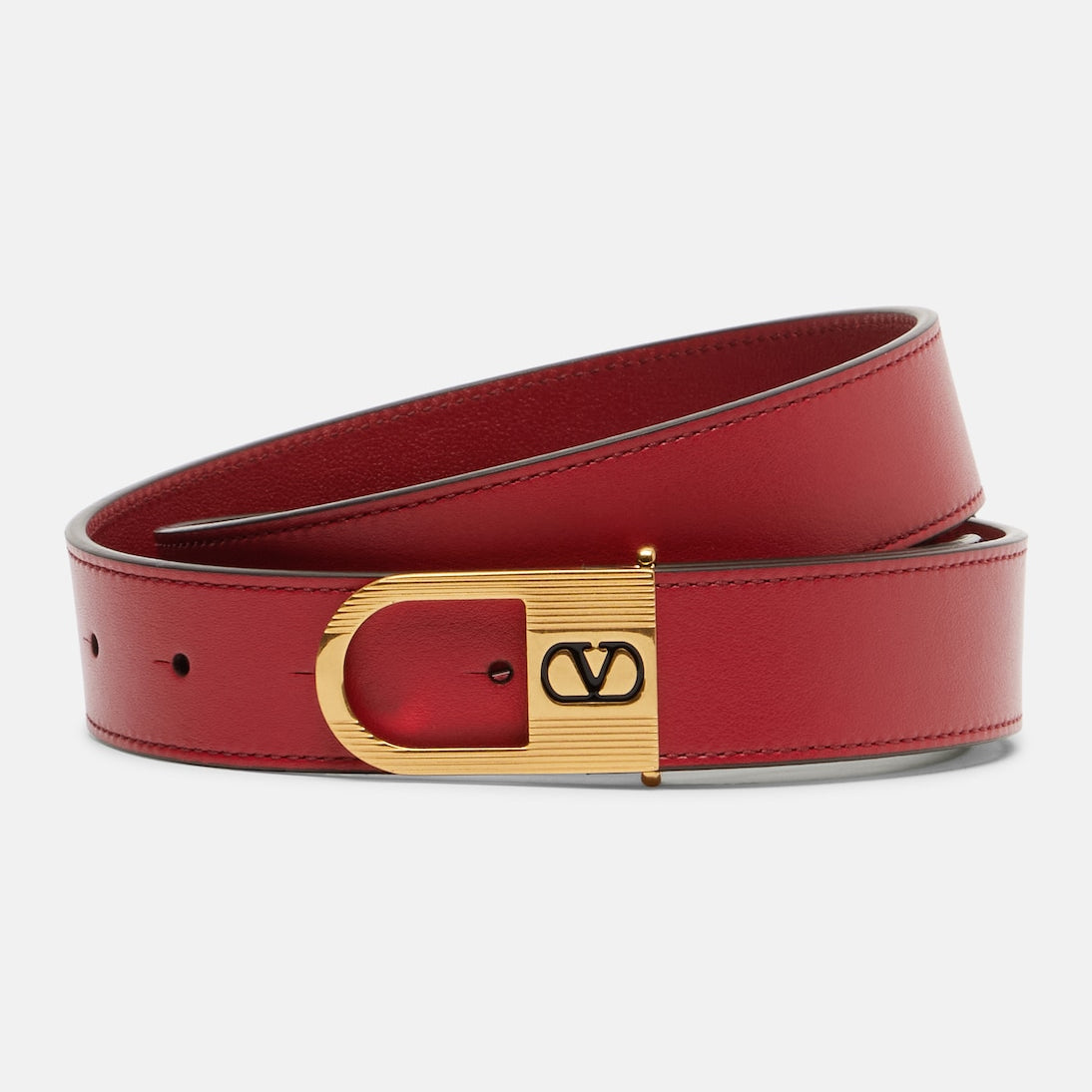 Valentino Garavani - VLogo leather belt
