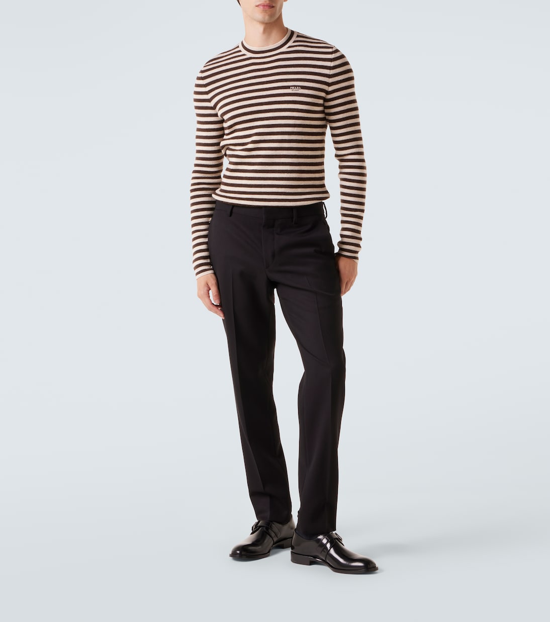 Prada - Virgin wool straight pants