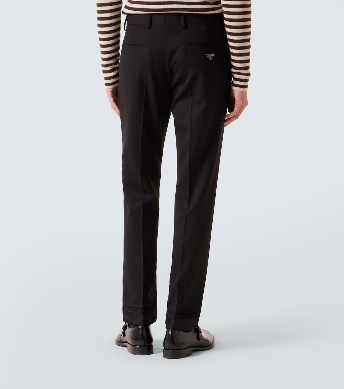 Prada - Virgin wool straight pants