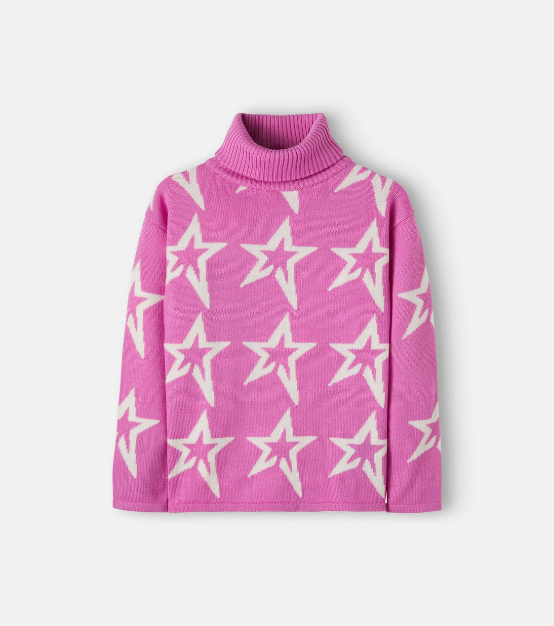 Perfect Moment Kids - Intarsia virgin wool turtleneck sweater