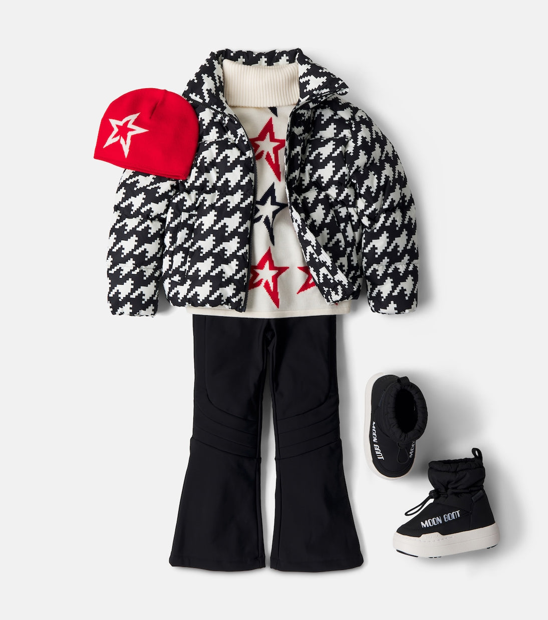Perfect Moment Kids - Intarsia wool turtleneck sweater