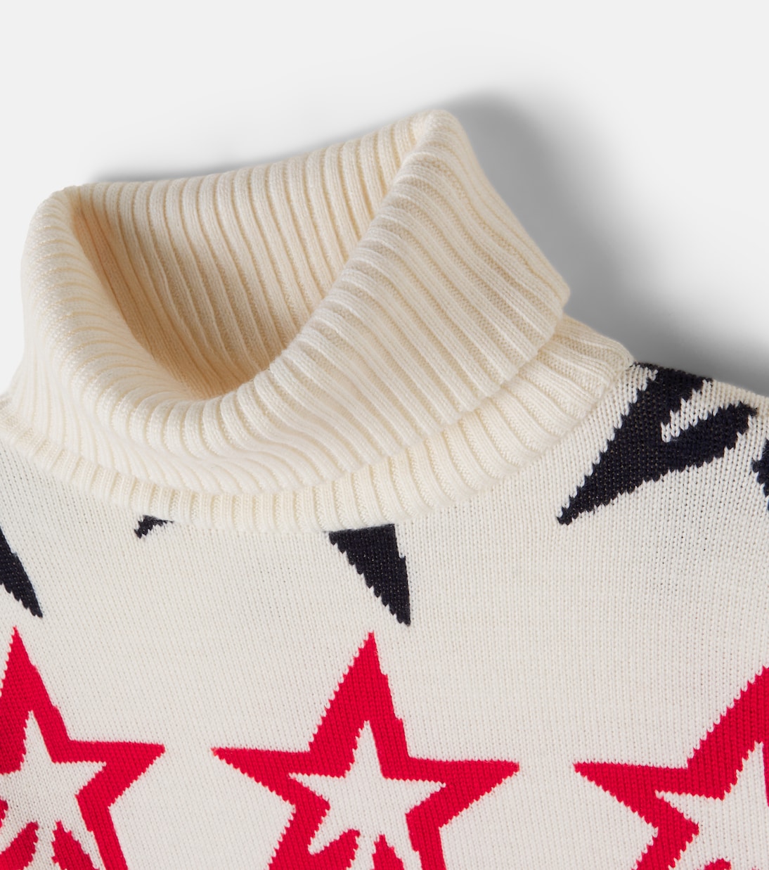 Perfect Moment Kids - Intarsia wool turtleneck sweater