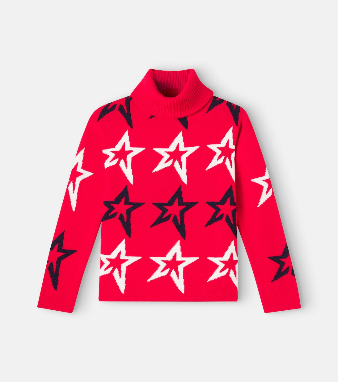 Perfect Moment Kids - Intarsia wool turtleneck sweater