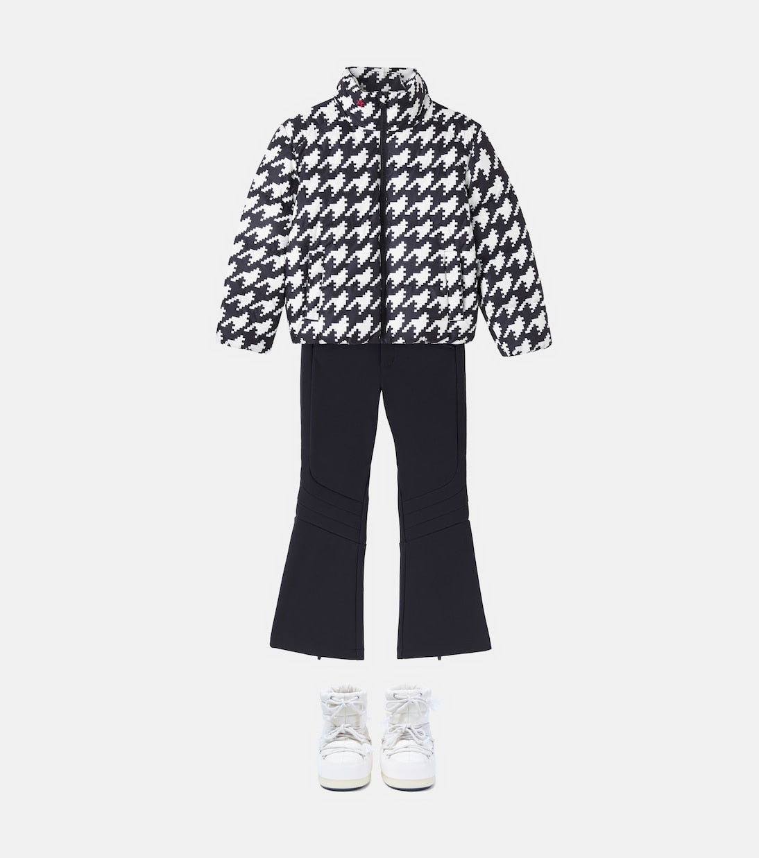 Perfect Moment Kids - Houndstooth ski gloves