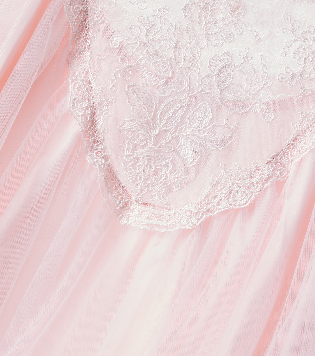 Petite Amalie - Lace-trimmed tulle dress