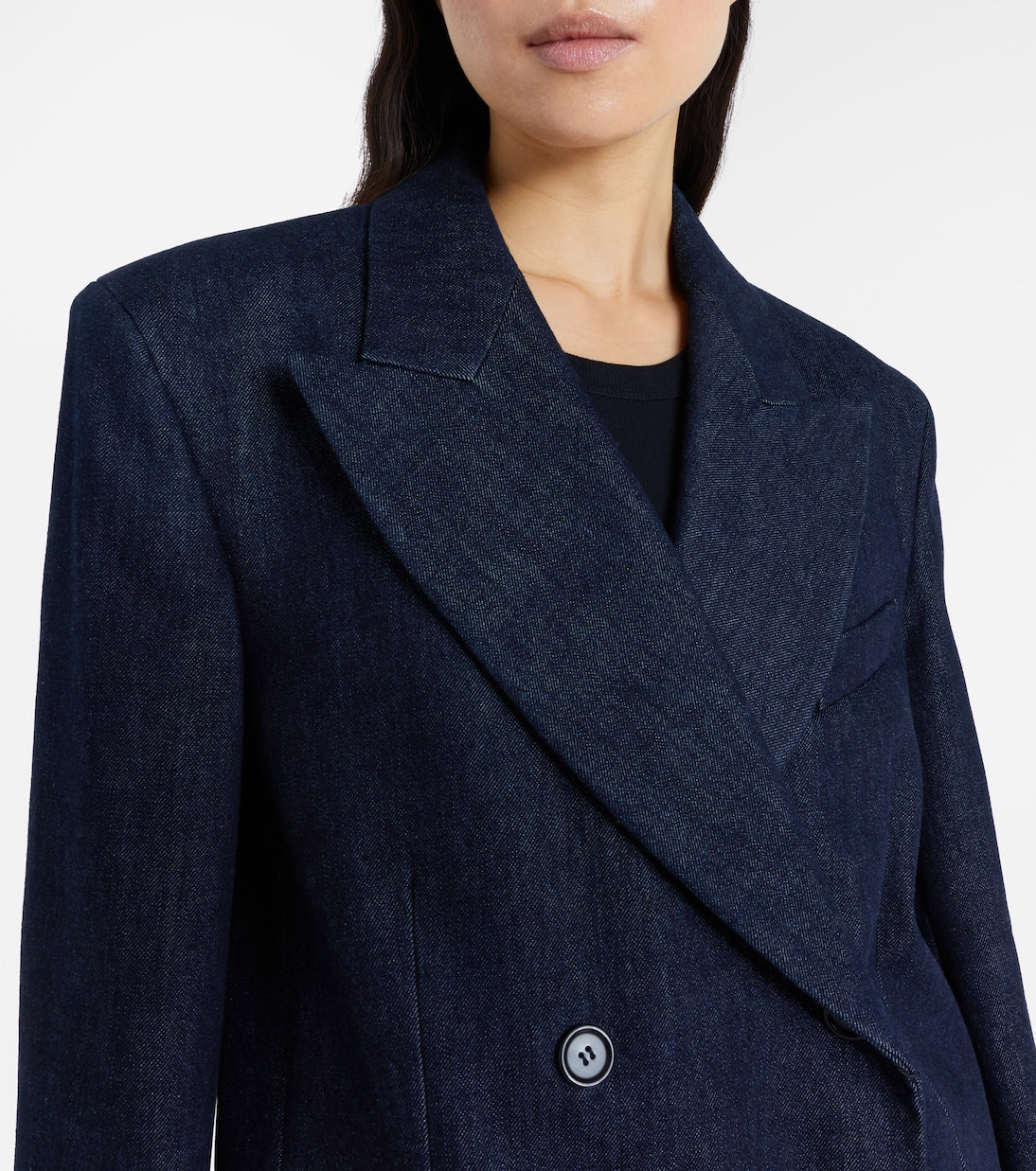 Sportmax - Ancella double-breasted denim blazer