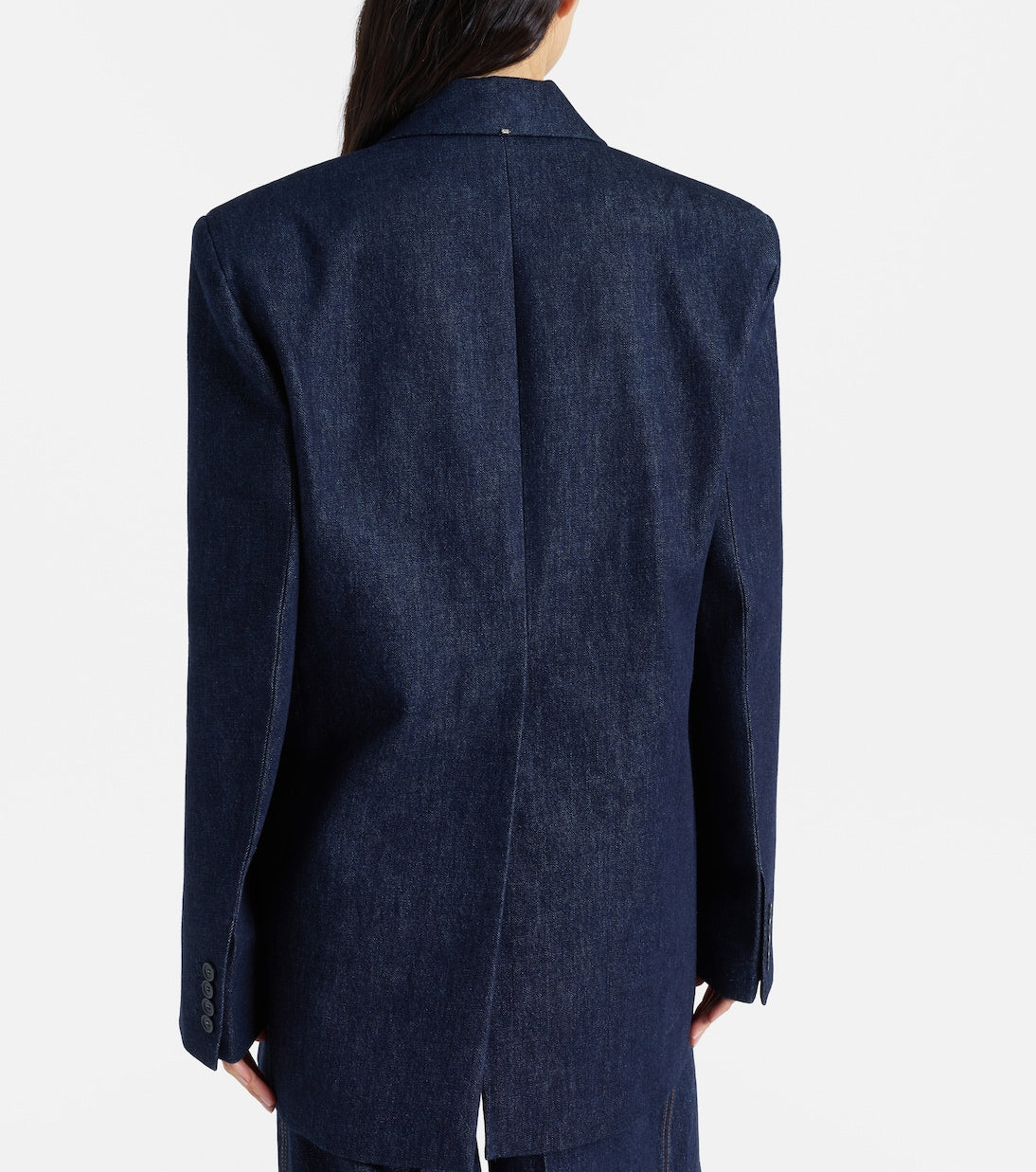Sportmax - Ancella double-breasted denim blazer