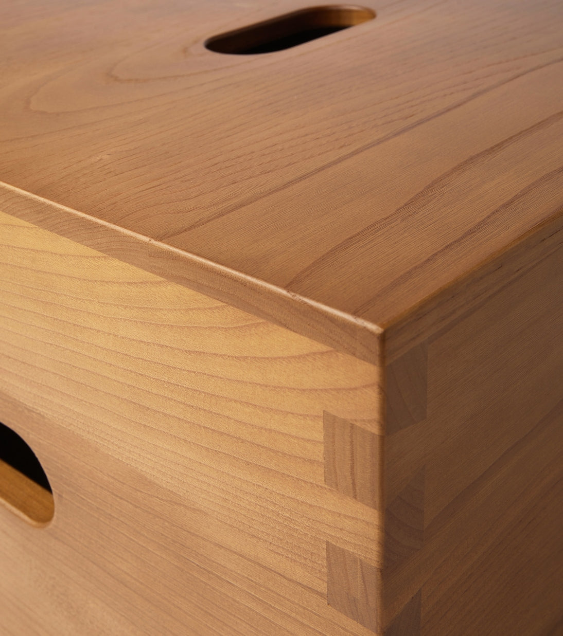 Cassina - LC14 Cabanon chestnut stool by Le Corbusier