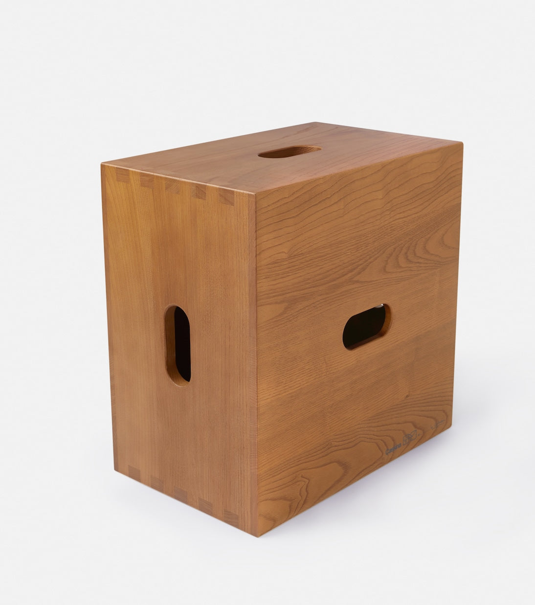 Cassina - LC14 Cabanon chestnut stool by Le Corbusier