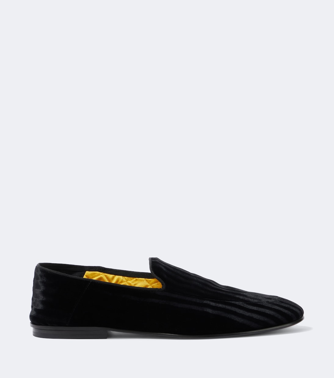 Tom Ford - Steven striped velvet loafers