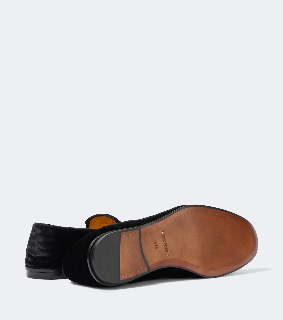Tom Ford - Steven striped velvet loafers