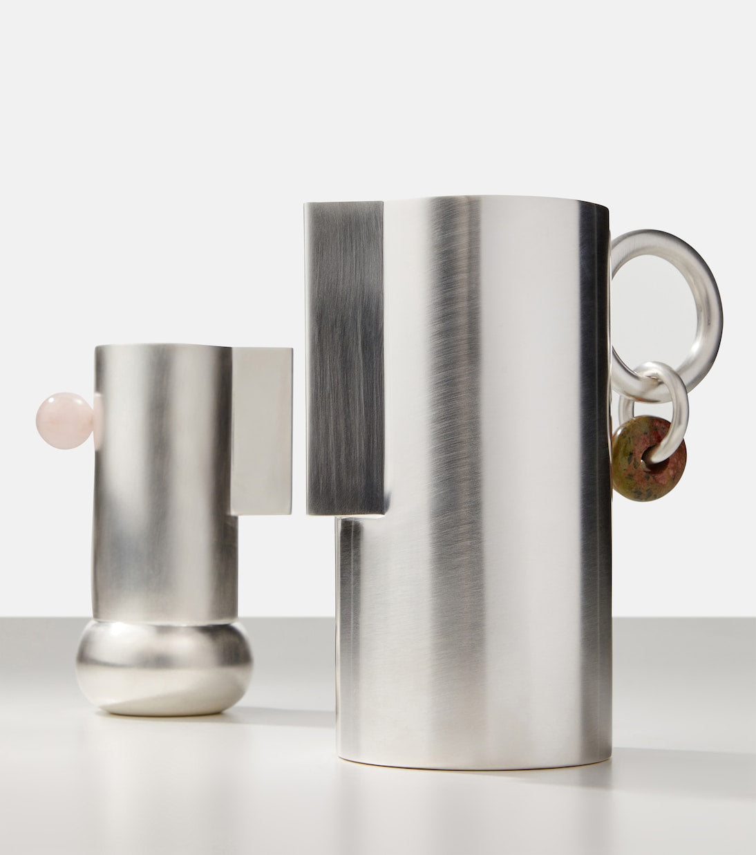 Natalia Criado - Embellished silver-plated pitcher
