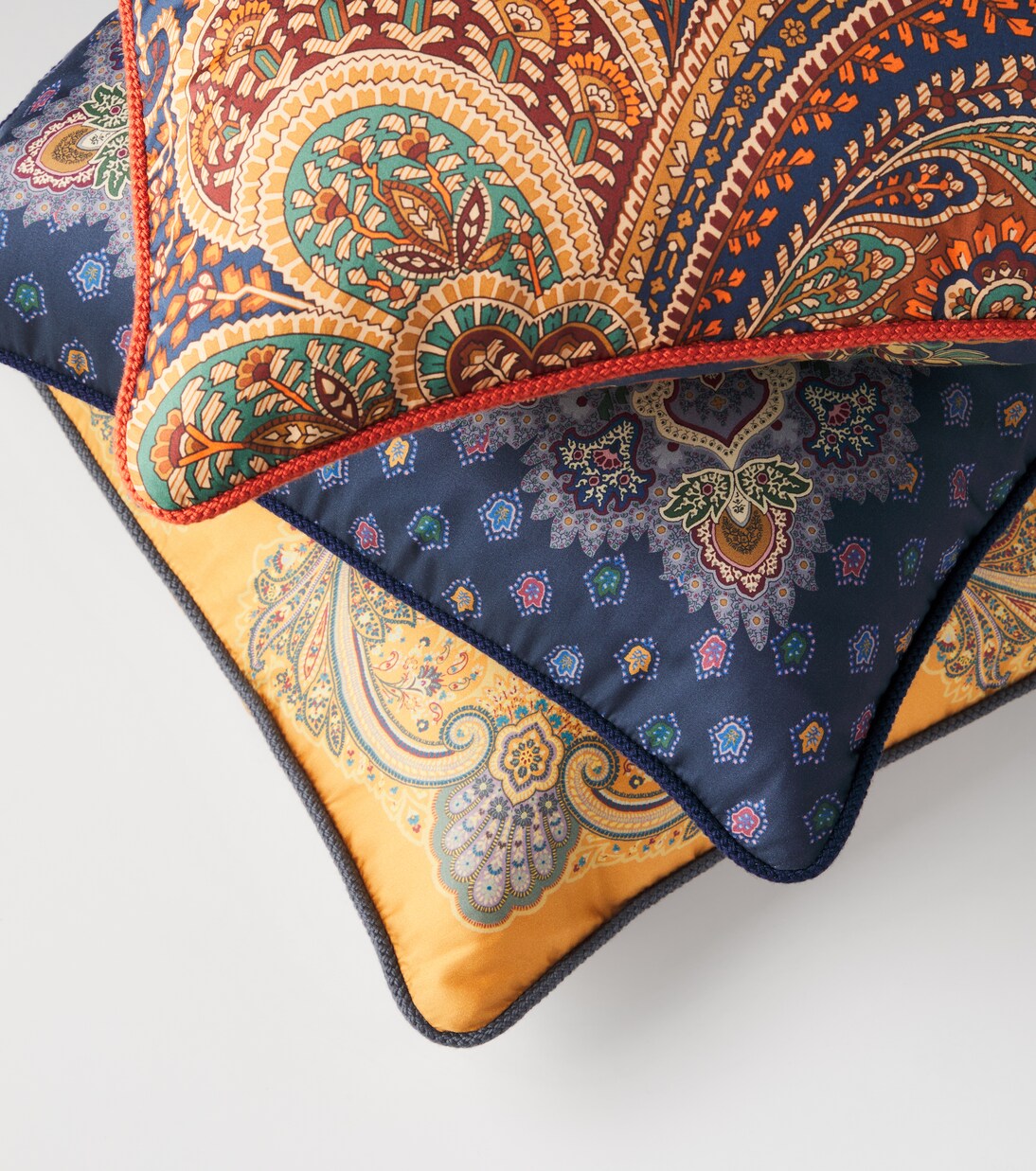 Etro - Giano paisley cotton cushion