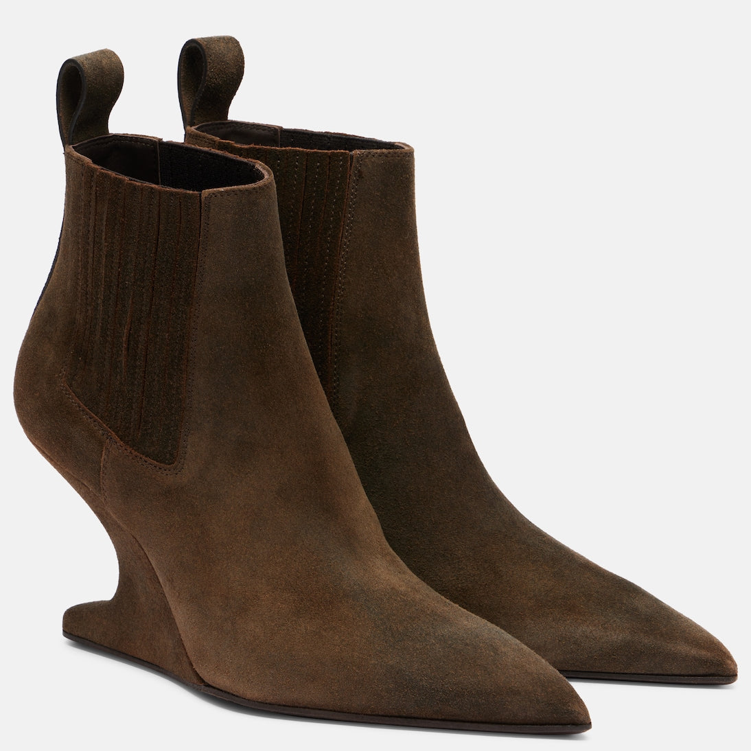 Rick Owens - Suede ankle boots