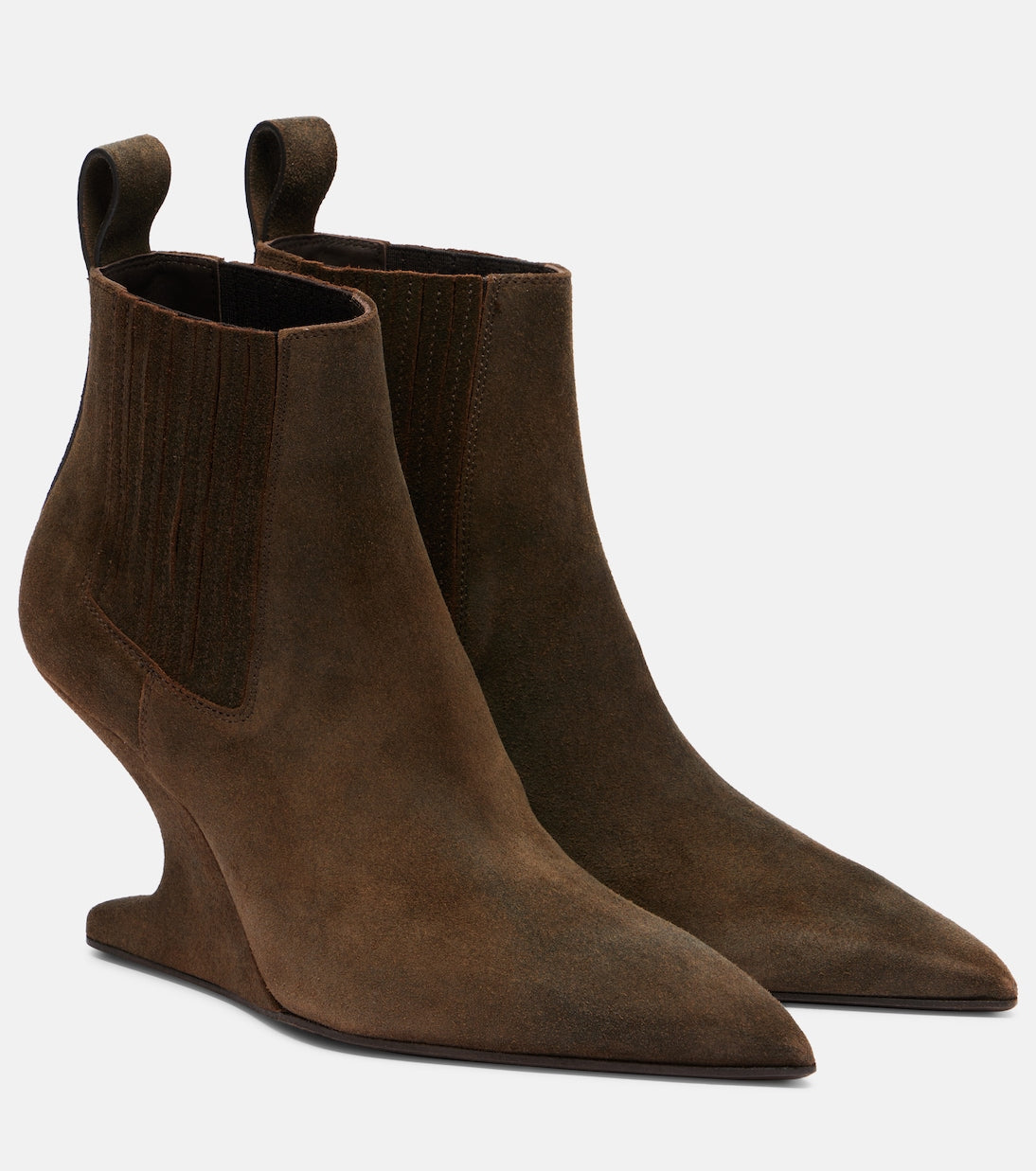 Rick Owens - Suede ankle boots