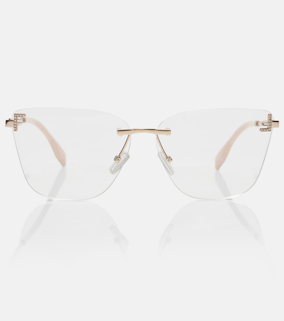 Fendi - Fendi First Crystal square glasses
