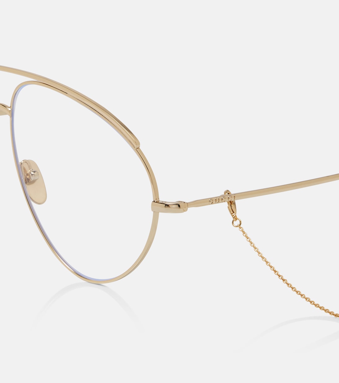 Gucci - Oversized aviator glasses