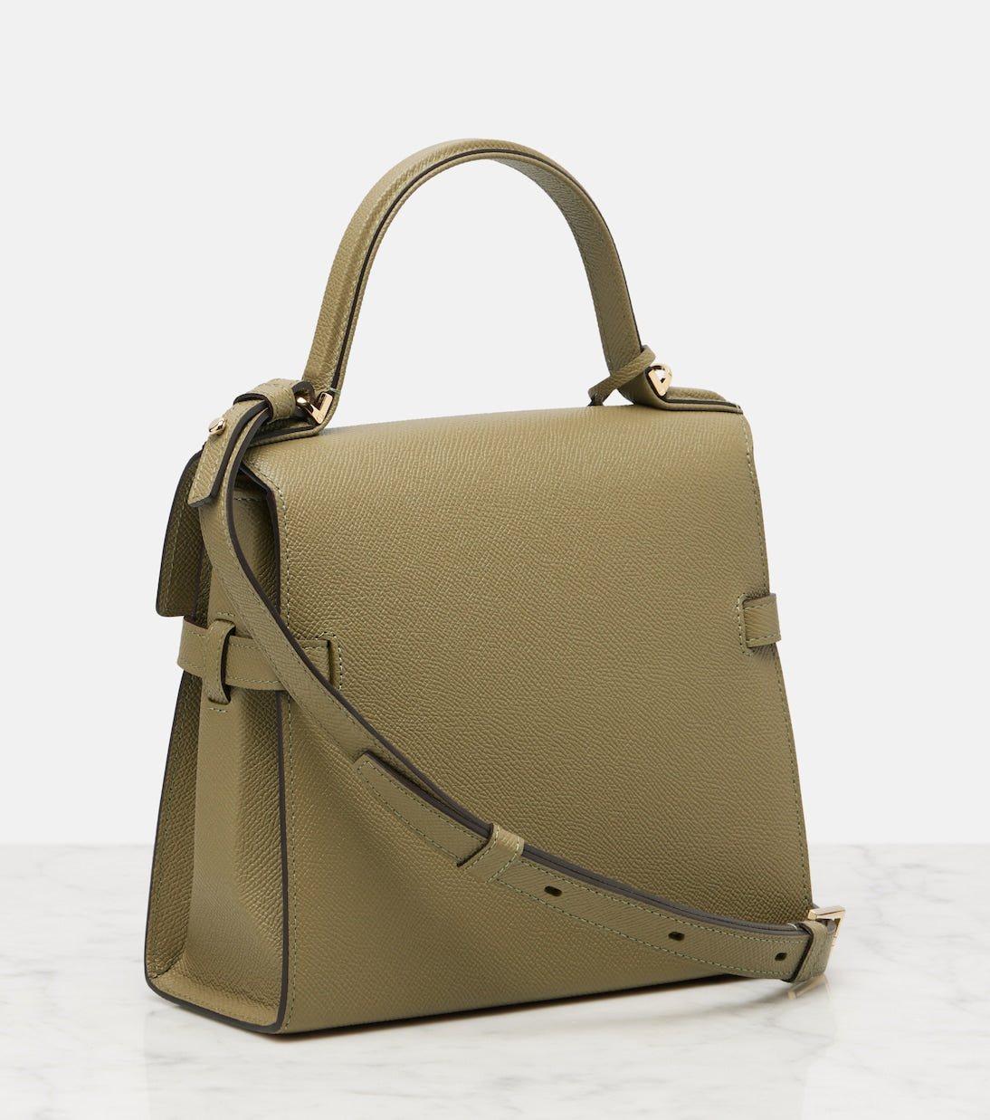 Delvaux - Tempête PM leather top-handle bag
