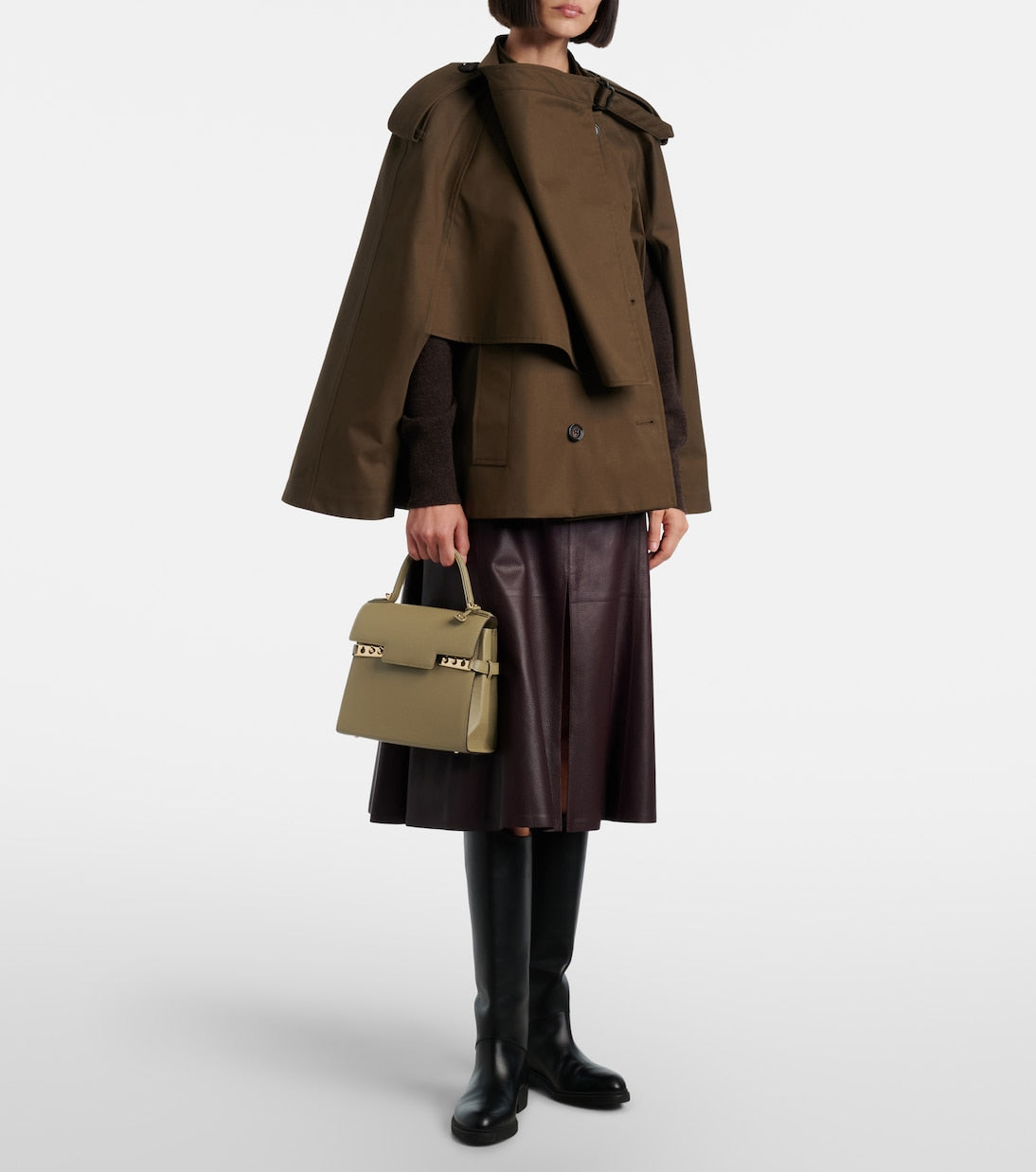Delvaux - Tempête PM leather top-handle bag