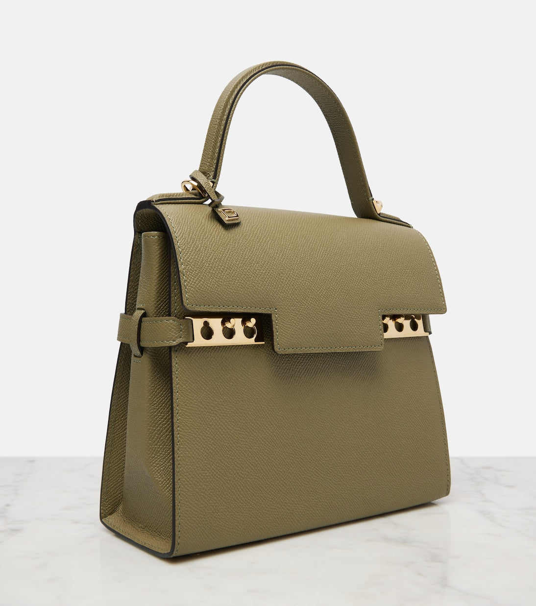 Delvaux - Tempête PM leather top-handle bag