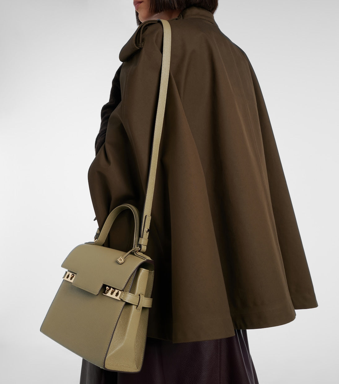 Delvaux - Tempête PM leather top-handle bag