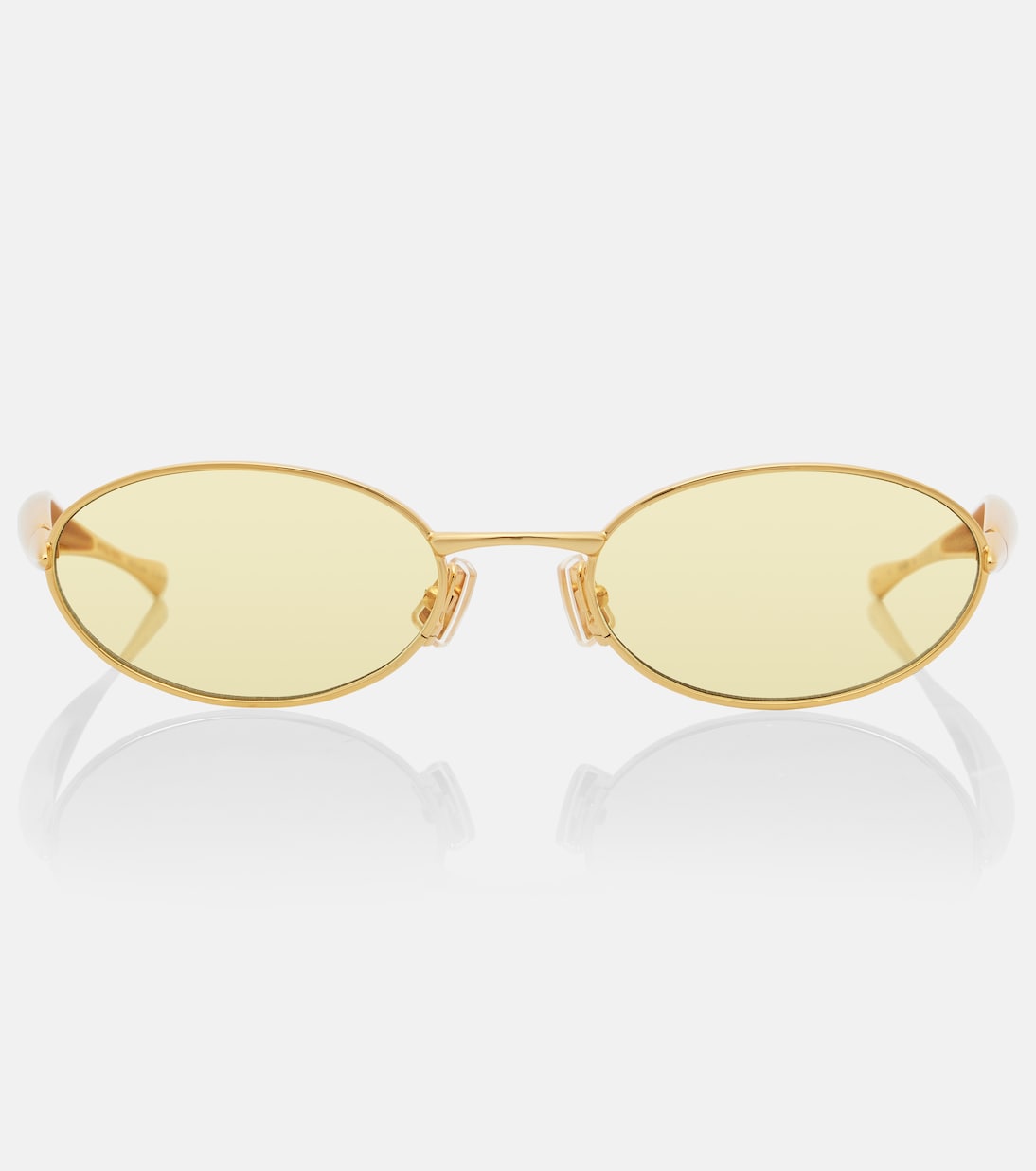 Bottega Veneta - Sardine oval sunglasses