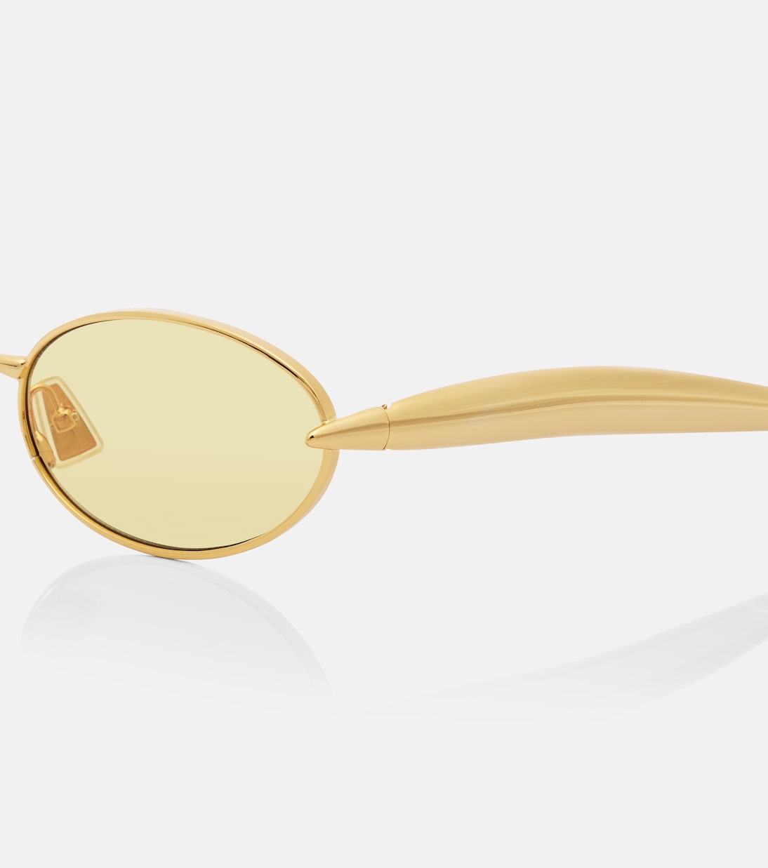 Bottega Veneta - Sardine oval sunglasses