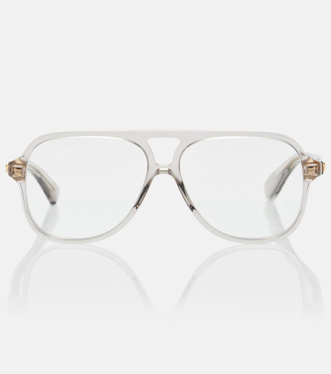Bottega Veneta - Slim Ribbon aviator glasses