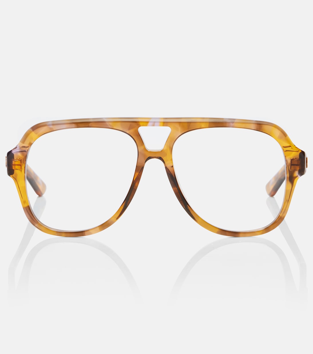 Chloé - Optical Native oversized aviator glasses
