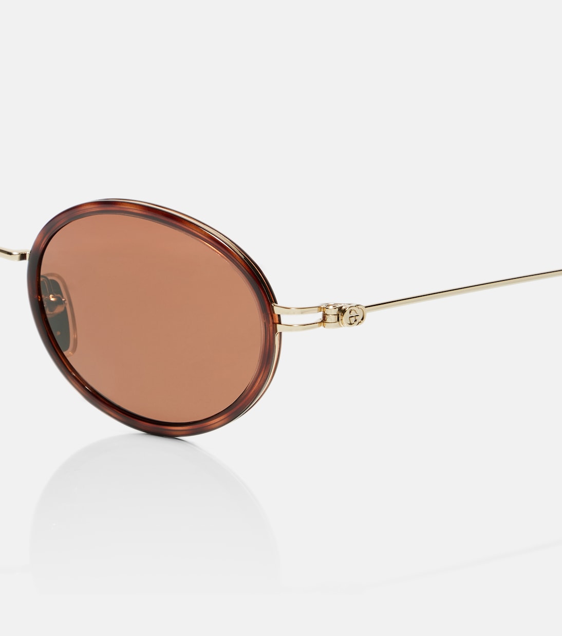 Gucci - GG Tiny oval sunglasses