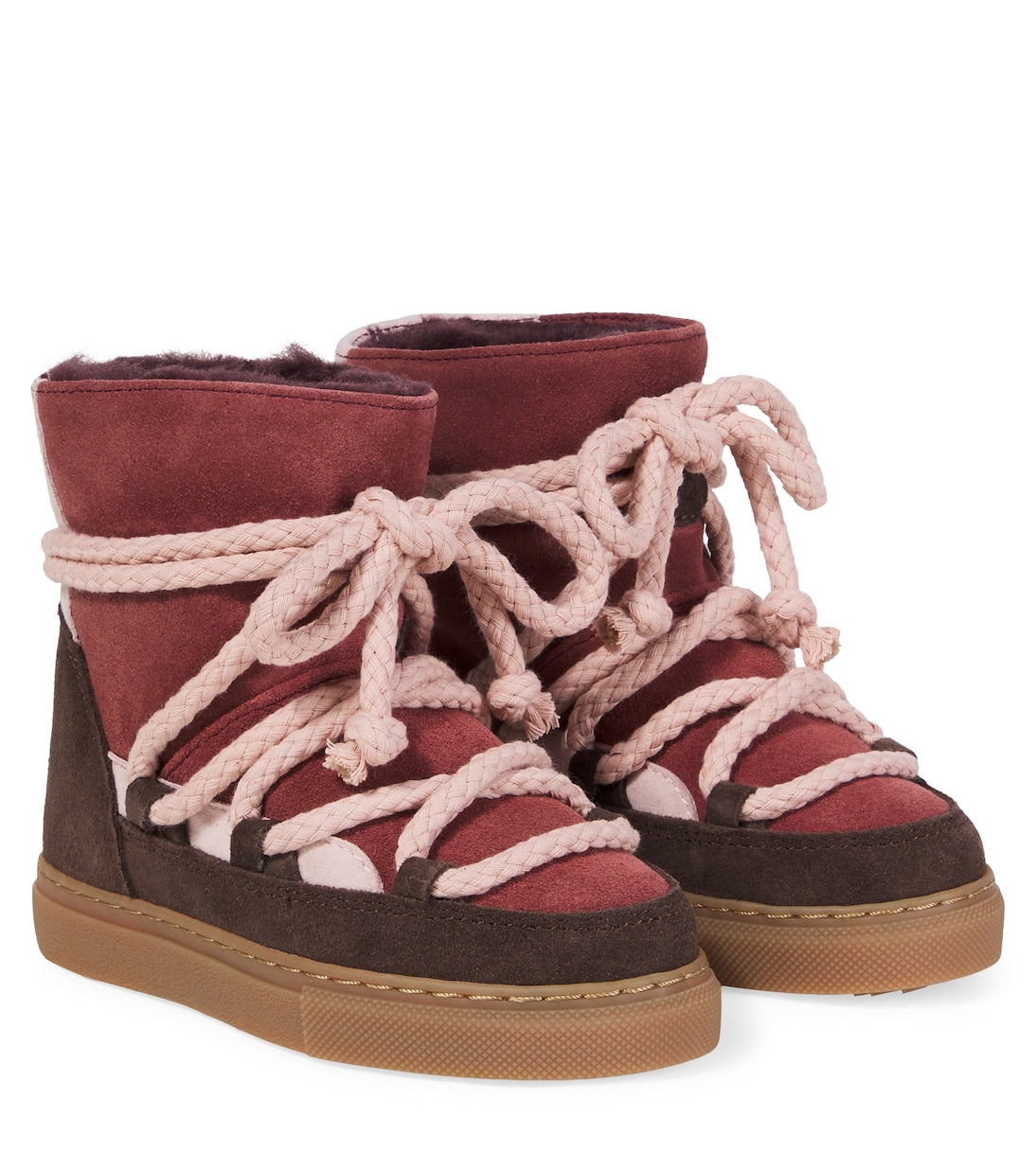 Inuikii Kids - Classic shearling-lined suede snow boots