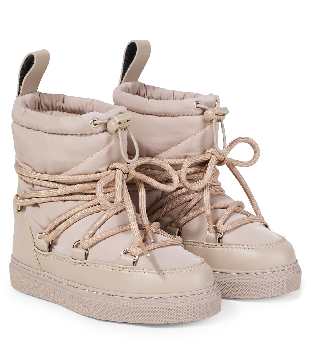 Inuikii Kids - Leather-trimmed snow boots
