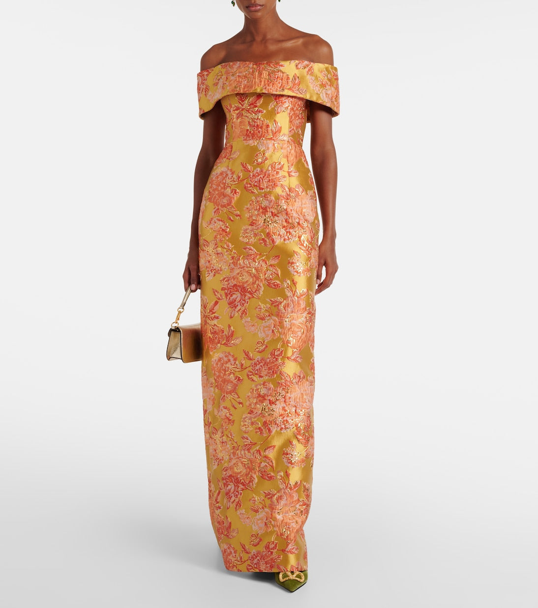 Markarian - Clover embellished floral gown