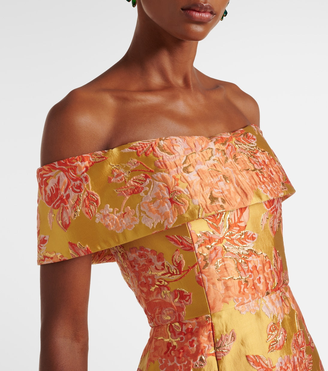Markarian - Clover embellished floral gown