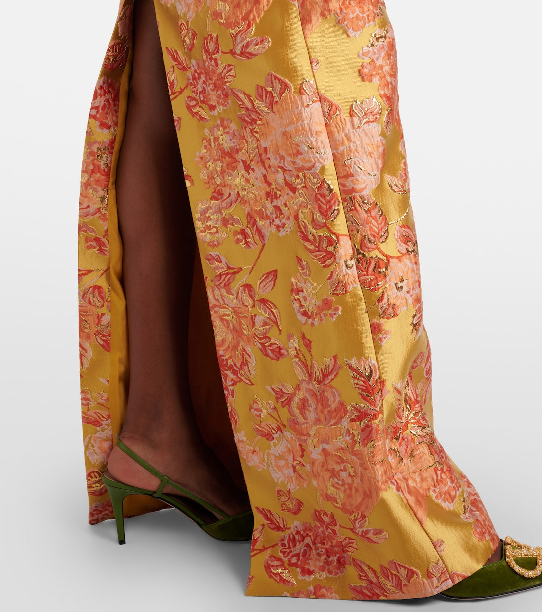 Markarian - Clover embellished floral gown