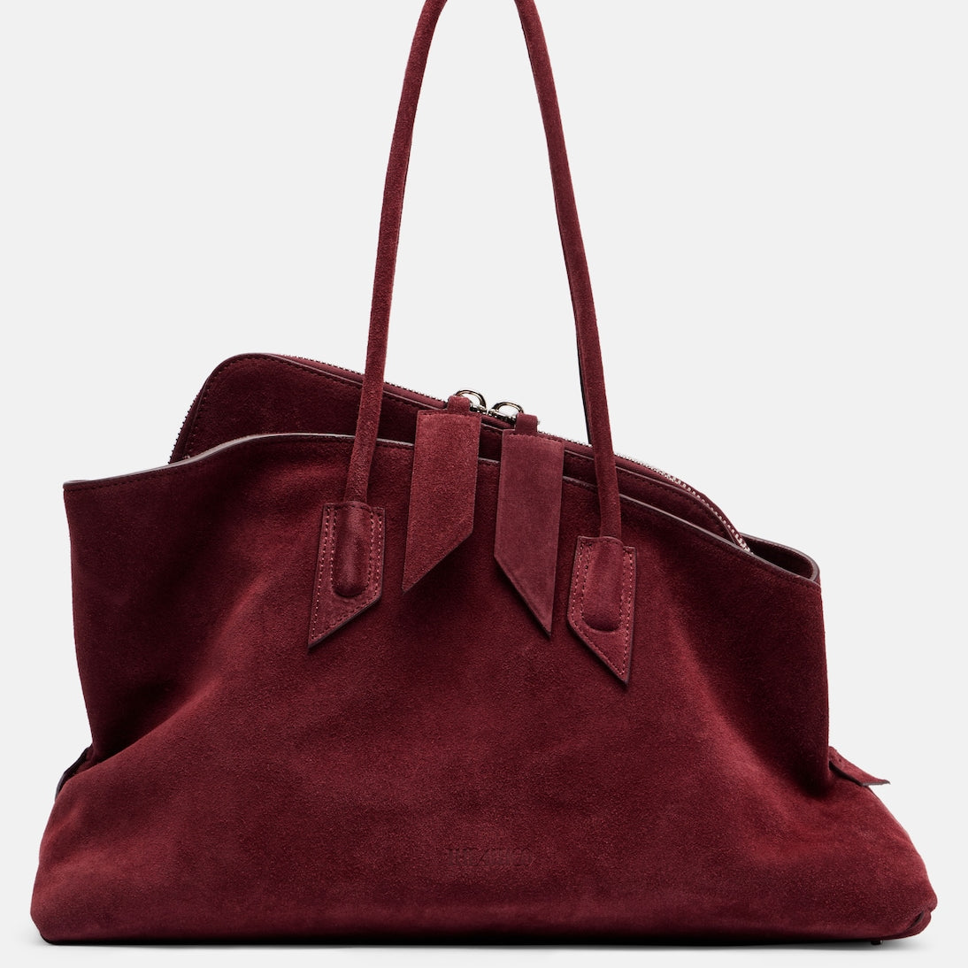 The Attico - La Passeggiata Medium suede tote bag