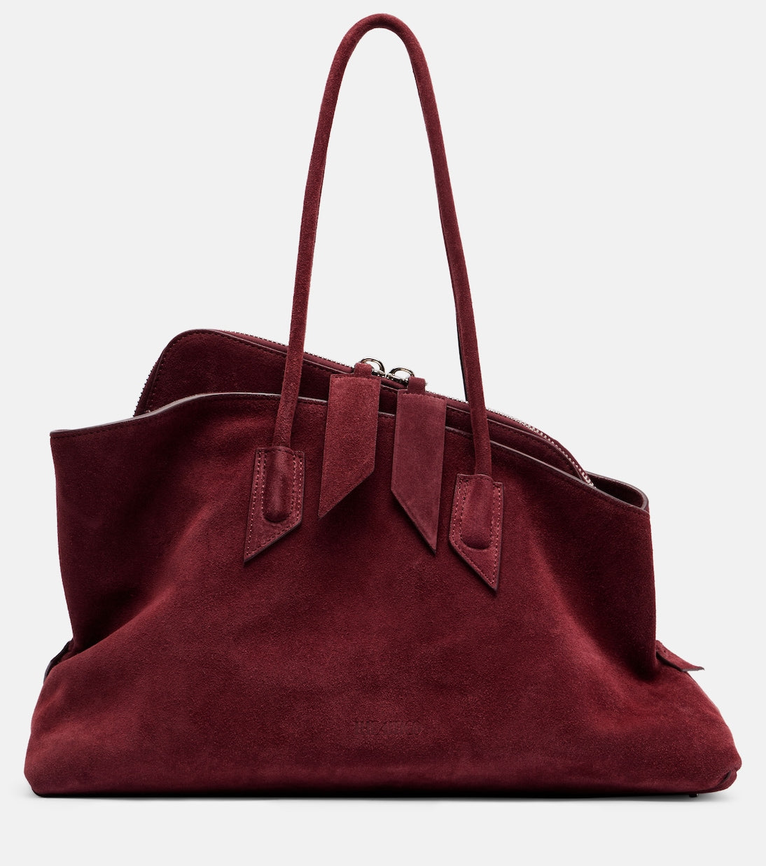 The Attico - La Passeggiata Medium suede tote bag
