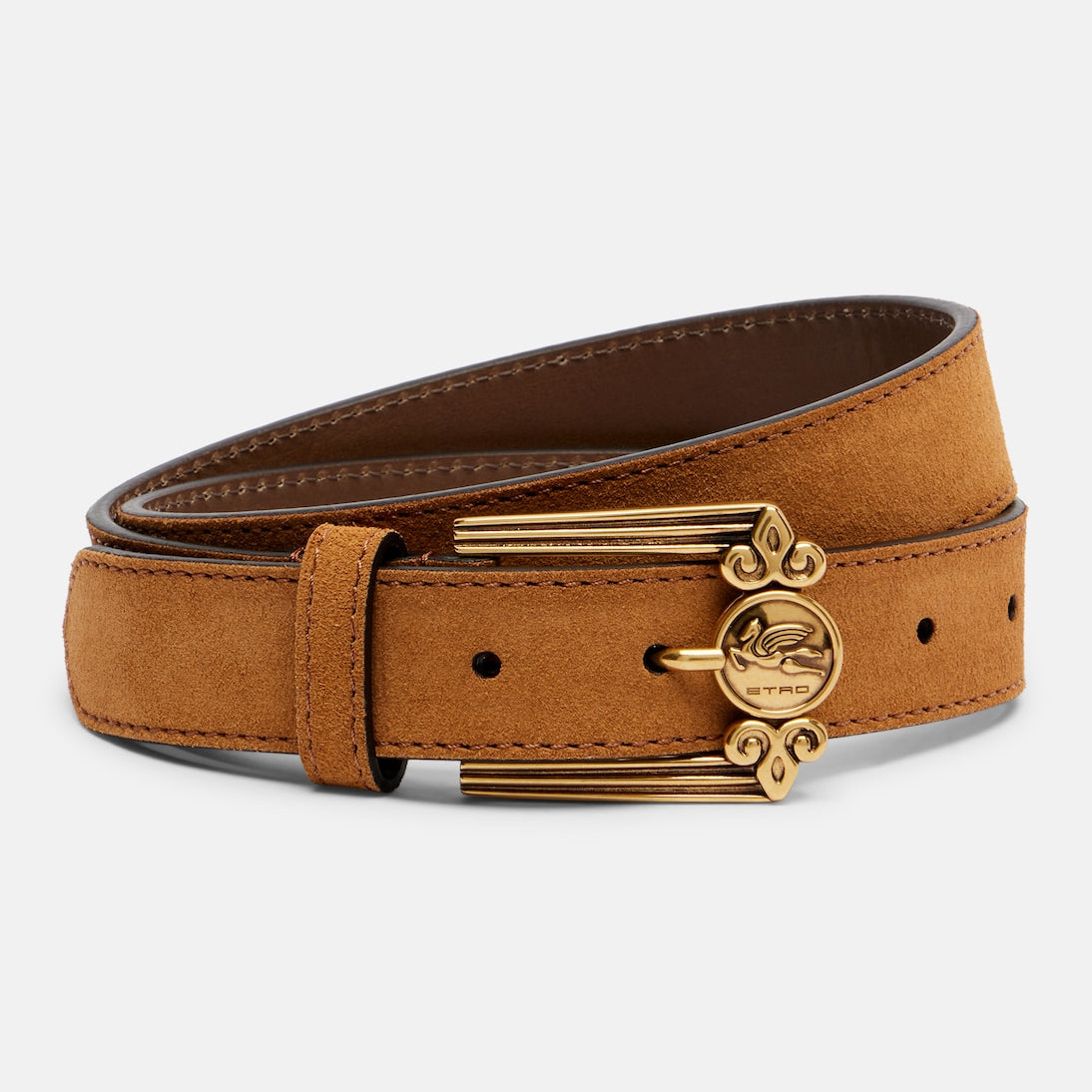 Etro - Pegaso suede belt