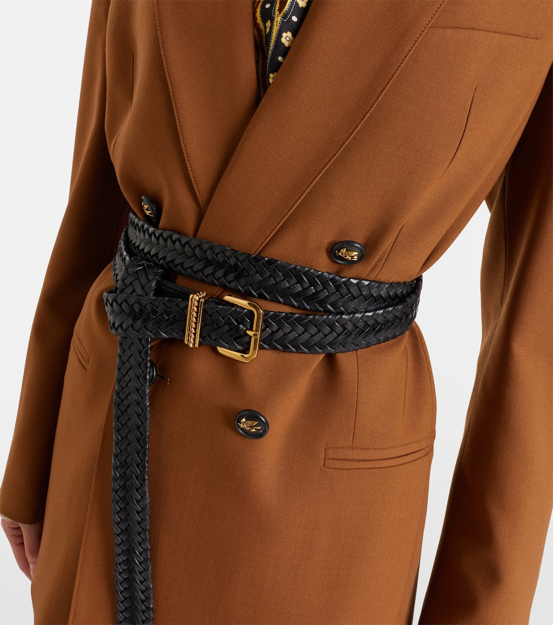 Etro - Woven leather belt