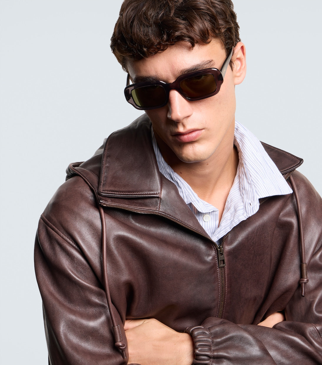 Loewe - Slim rectangular sunglasses