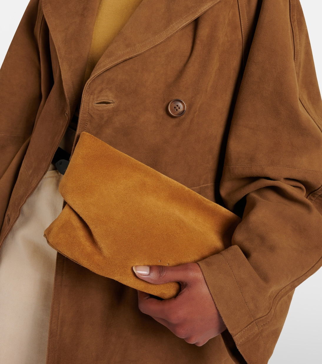 Aesther Ekme - Nina Small suede clutch