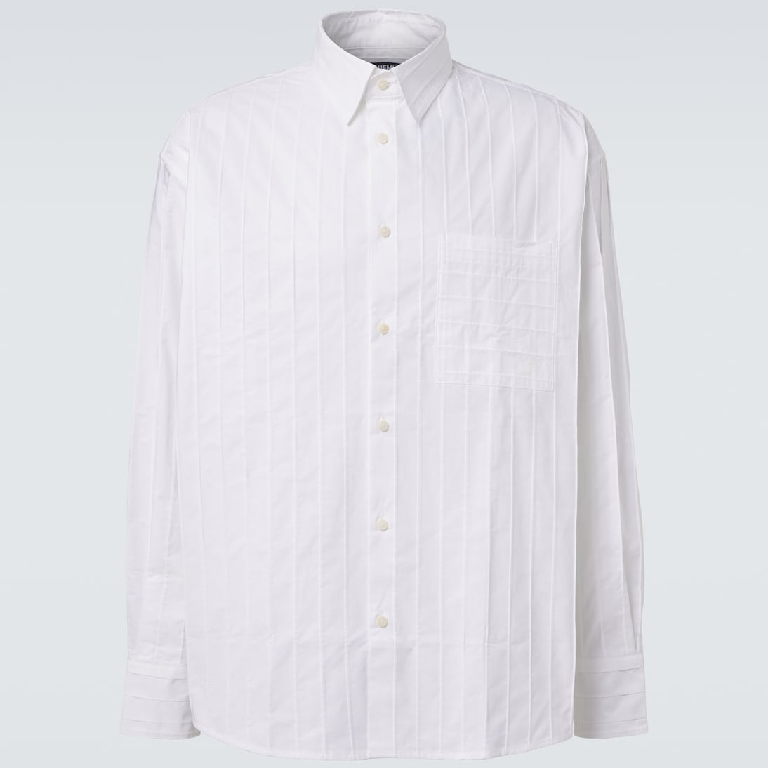 Jacquemus - Camargue embroidered striped cotton shirt