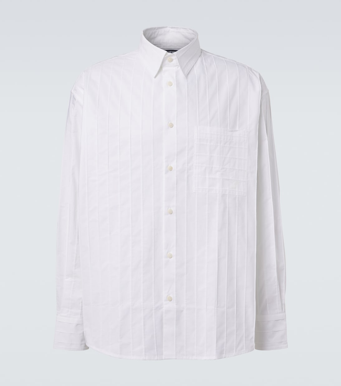 Jacquemus - Camargue embroidered striped cotton shirt
