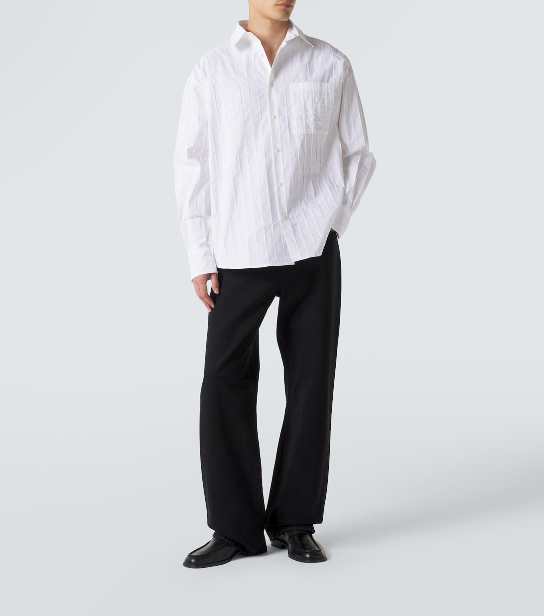 Jacquemus - Camargue embroidered striped cotton shirt